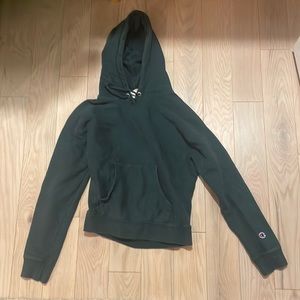 Green champion hoodie